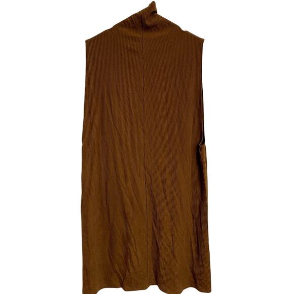 Reformation Cali Brown RibbedMini Dress - Picture 3 of 3